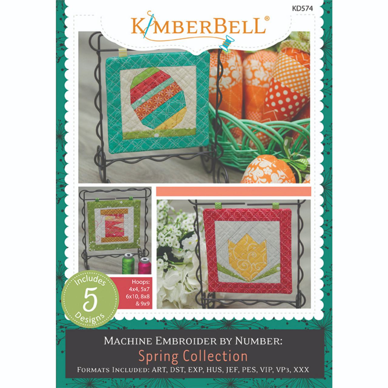 Kimberbell Machine Embroider by Number Spring CD