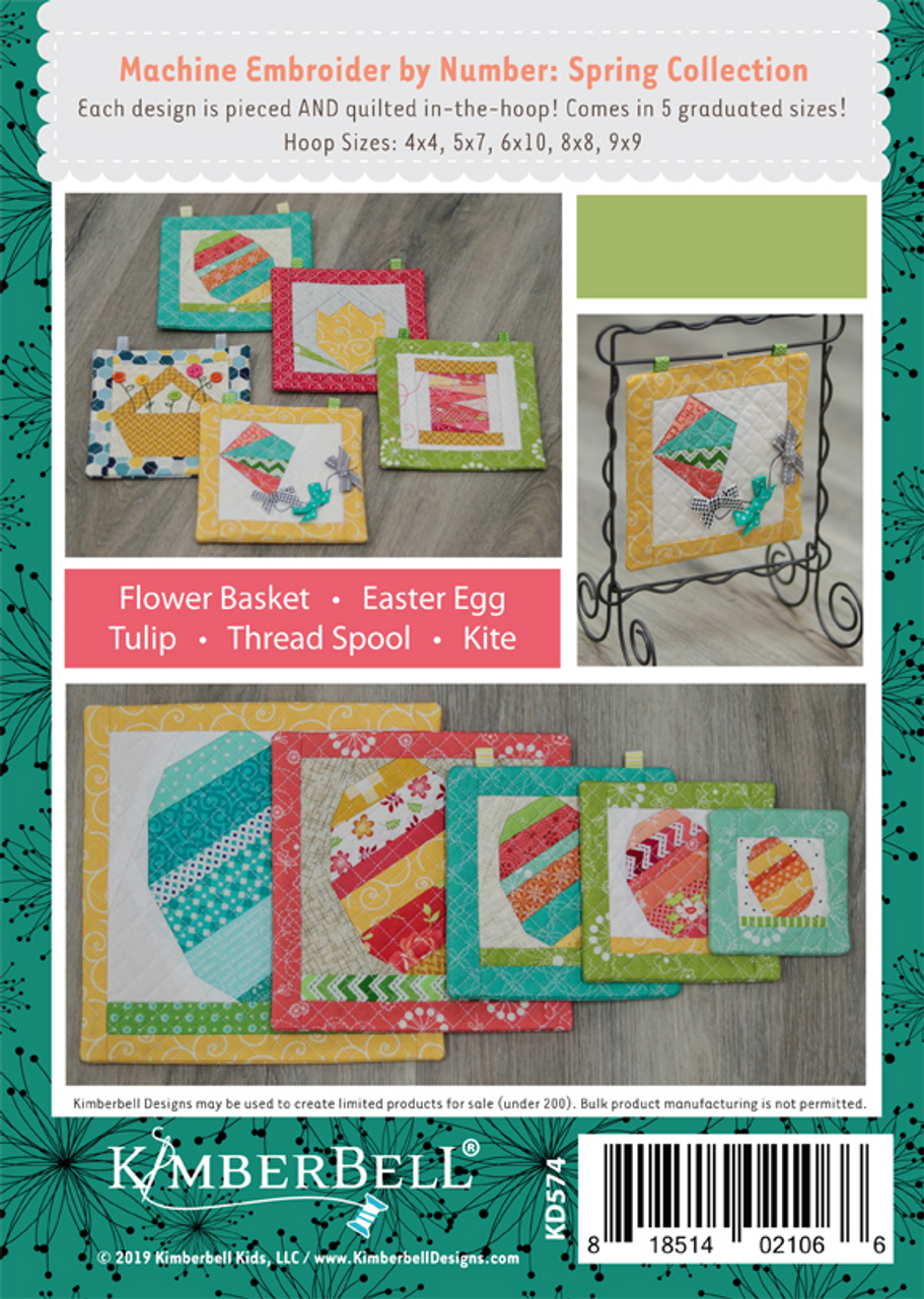 Kimberbell - One Sweet Spring Machine Embroidery Kit - 548388