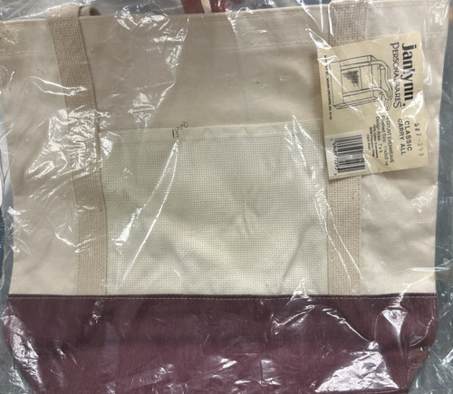Janlynn classic carry all bag with 14 count even weave
