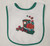 Red and Green Choo Choo Train Bib Red and Green Choo Choo Train Bib
