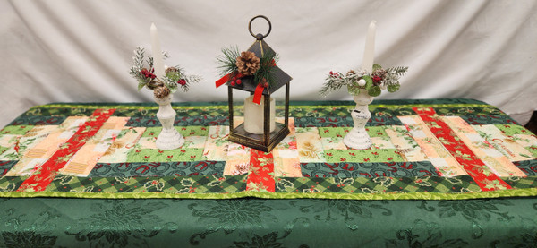 Patchwork Table Runner with Matching Placemats