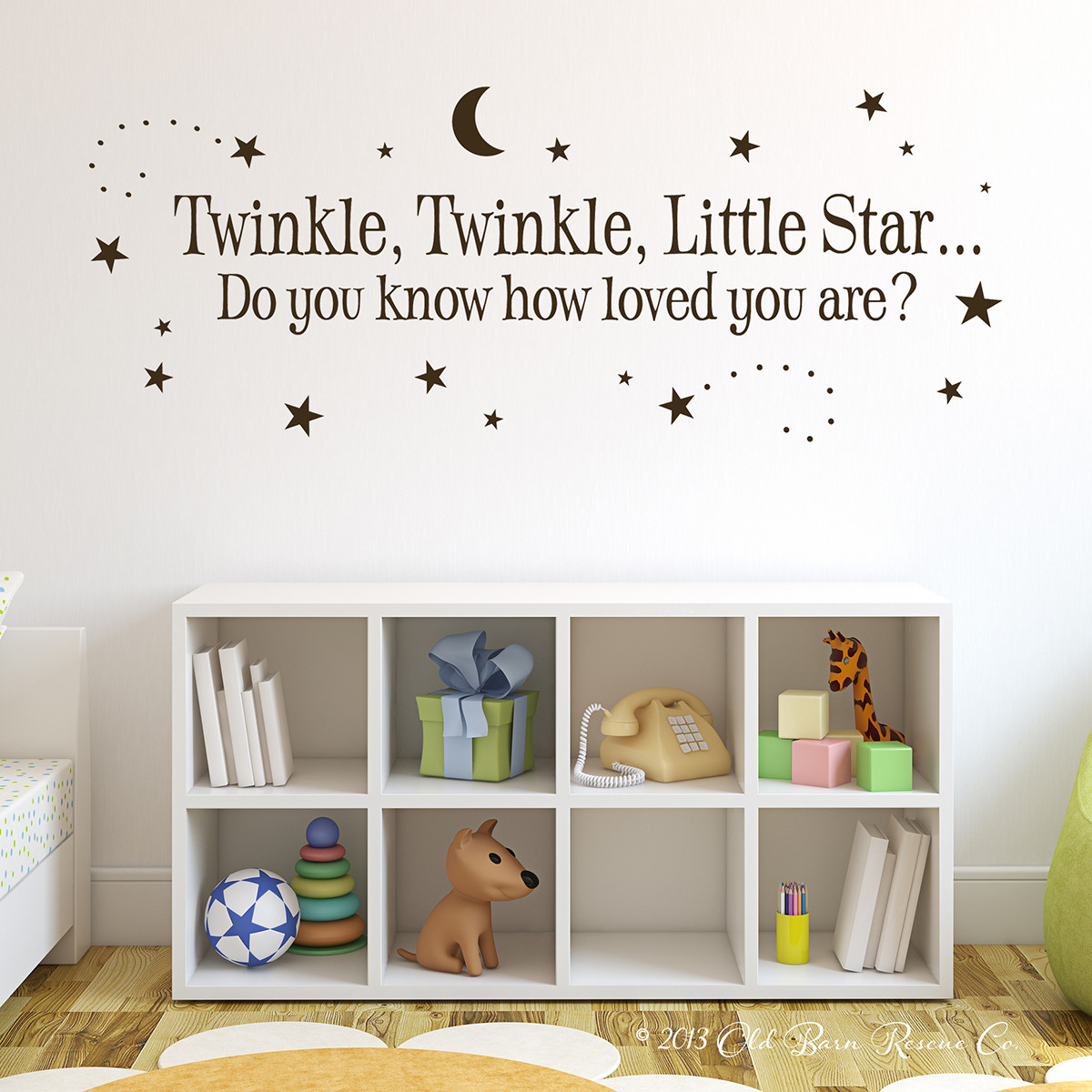 twinkle twinkle wall sticker