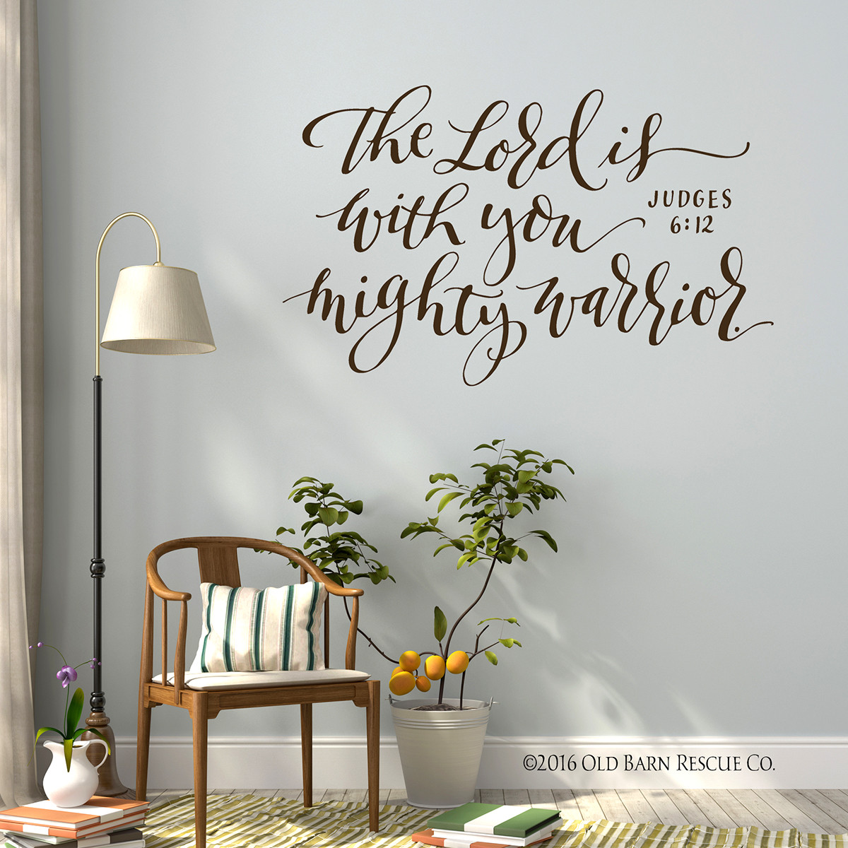 Inspiring Scripture |The Lord is with you | Calligraphy Writing - Old ...