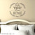 With you I am home - wall decal