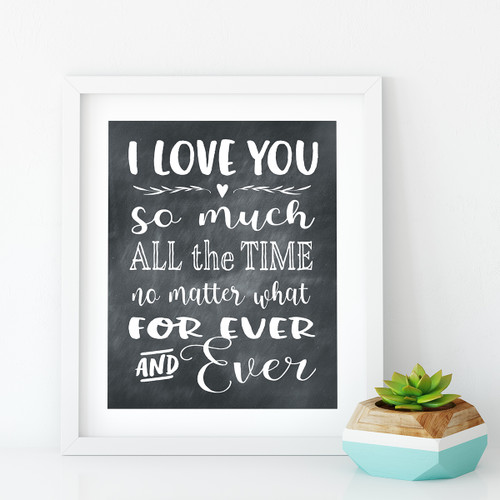 I Love You So Much Printable - Old Barn Rescue