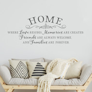 Home is where love resides 