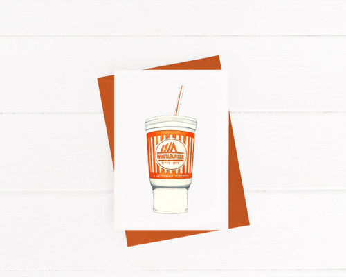 Whataburger Cup Card by Emily Mercedes