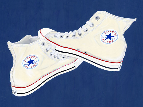 Chuck Taylors Print by Emily Mercedes
10”w x 8”h Print on watercolor paper & signed - unframed