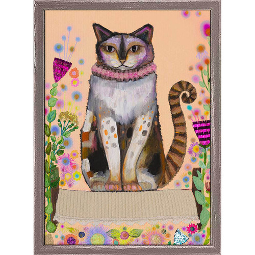 Feral Cat - Jasper - Mini Framed Canvas Print by Eli Halpin
