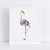 Colorful Flamingo Print by Emily Mercedes + 11" x 14"