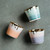 Porcelain Tumblers with 22k Gold by Karacotta Ceramics