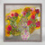 Cacti in Bloom Mini Framed Canvas Print by Eli Halpin