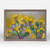 Blooming Prickly Pears - Yellow & Gray Mini Framed Canvas Print by Eli Halpin