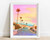 Coastal Sunset Print by Zoee Xiao + 11"x14"