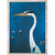 This heron commands attention and the gorgeous lapis blue background is a delight. Artist Eli Halpin works her magic and makes this piece a collector's must.