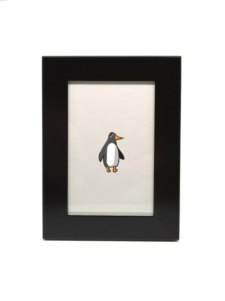 This tuxedo wearing water fowl is ready to waddle into your heart.