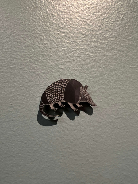 Armadillo Magnet by Katie Cowden