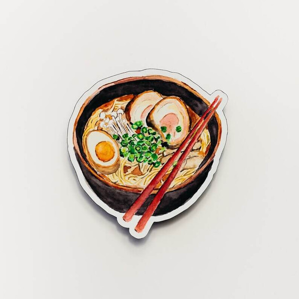 Ramen Noodle Magnets by Kathy Phan