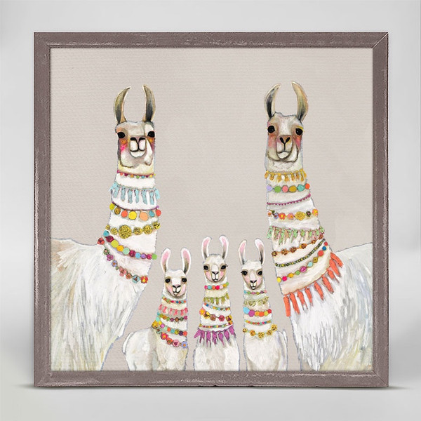 Necklaces Neutral Mini Framed Canvas Print by Eli Halpin