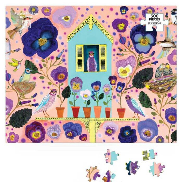 Purple Finches Puzzle by Eli Halpin