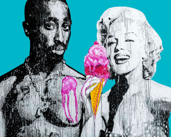 Tupac & Marilyn Print by Pratiksha Muir
PMuir Art
Print on paper
8”h x 10"w