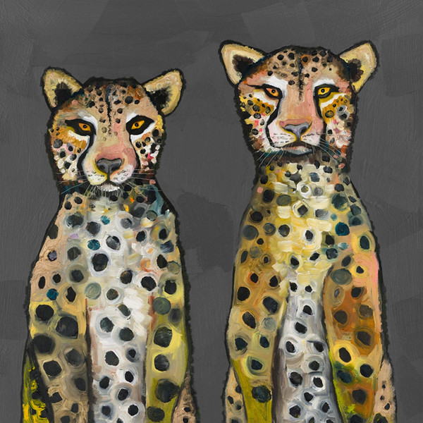 A band of brothers in jungle style- these cheetahs by Eli Halpin are sure to engage the viewer with their intense gazes.