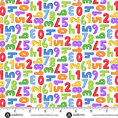 Back to School by Seek to Spring Numbers White
