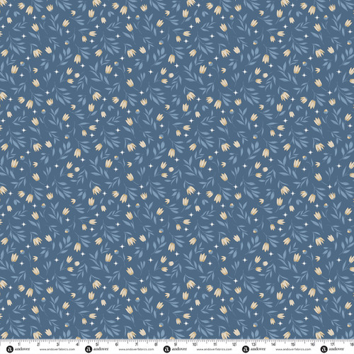 Midnight Garden by Stacie Mar Midnight Bloom Deep Blue