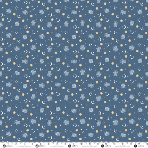 Midnight Garden by Stacie Mar Celestial Waltz Midnight Blue