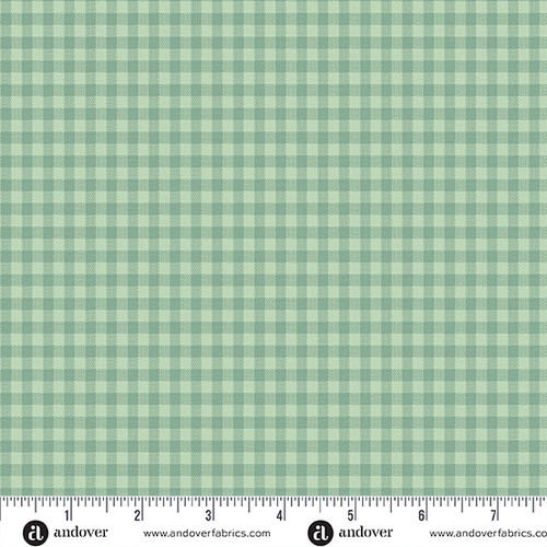 Quiltessential Minis by Laundry Basket Quilts  Mini Gingham Celadon