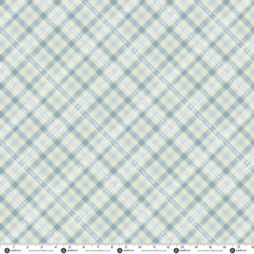 Backroad Blooms by The Quilted Cow Nana's Lace Cottage Blue