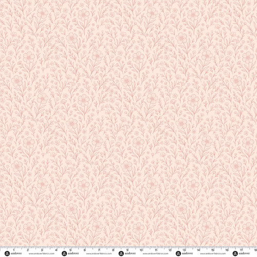 Backroad Blooms by The Quilted Cow Pressed Blooms Vintage Blush