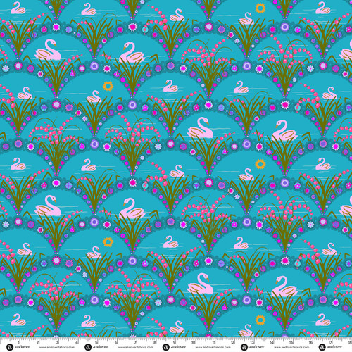 Menagerie by Alison Glass Swan Peacock