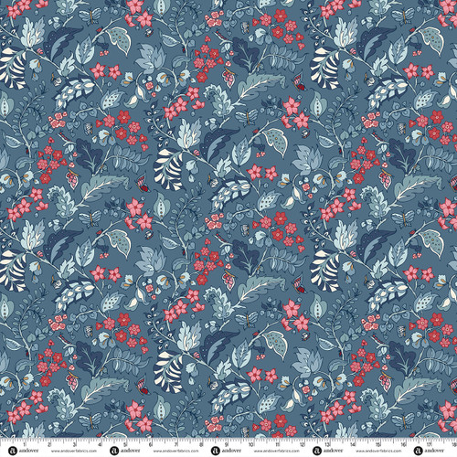 Liberty Garden by Tiffany Lauren Engravers Vine Woad