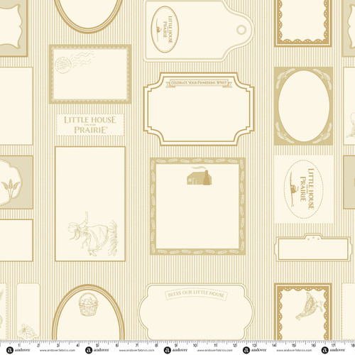 Icons by Little House on the Prairie® Quilt Labels Cream