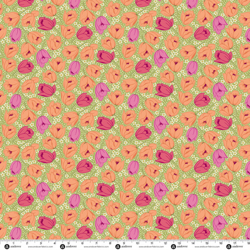 Groovy Garden by Renee Nanneman Tiptoe Tulips Lime