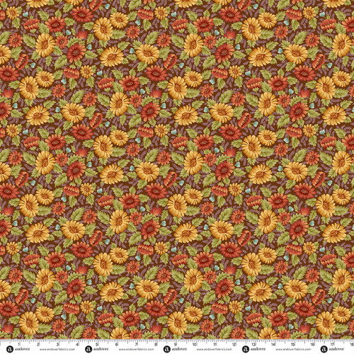 Bountiful by Andover Fabrics Marigold Bark