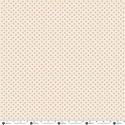 Bountiful by Andover Fabrics Falling Leaves Plum