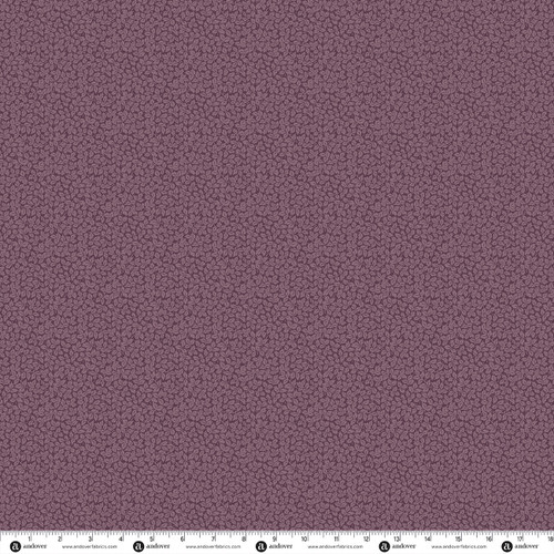 Bountiful by Andover Fabrics Leafy Aubergine