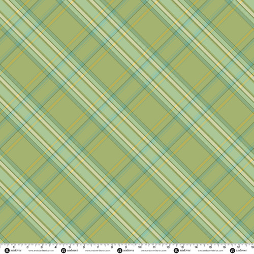 Jollyberry by Andover Fabrics Holiday Plaid Spruce