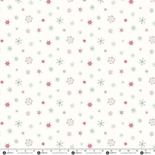 Jollyberry by Andover Fabrics Flurries Frost