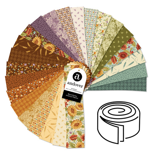Bountiful - 2.5 Inch Strip Roll - 40 Cuts Each
