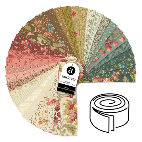Eleni - 2.5 Inch Strip Roll - 40 Cuts Each