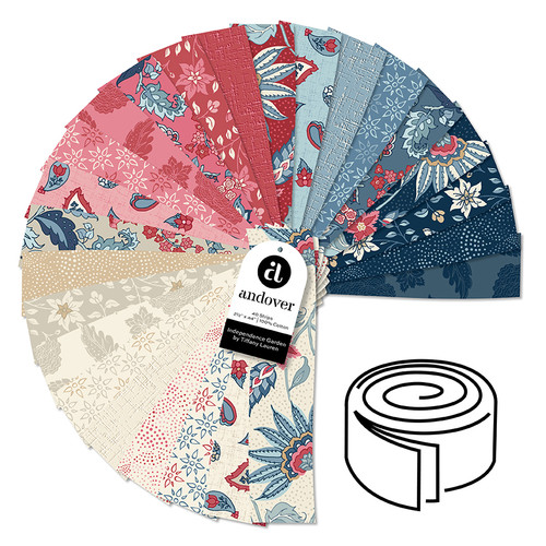 Independence Garden - 2.5 Inch Strip Roll - 40 Cuts Each