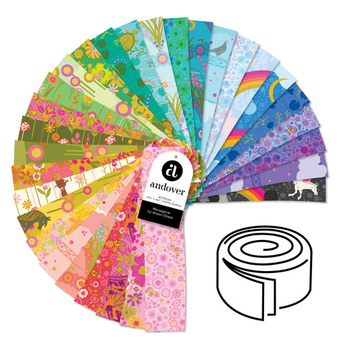 Menagerie - 2.5 Inch Strip Roll - 40 Cuts Each