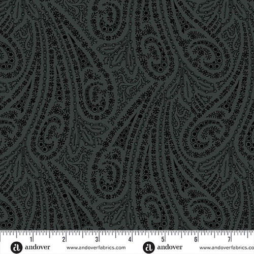 Grand Paisley by Jo Morton Grand Paisley Obsidian