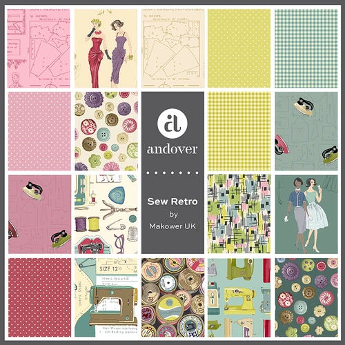 Sew Retro - 10 Yard Bolt Case Pack - 27 Bolts Each