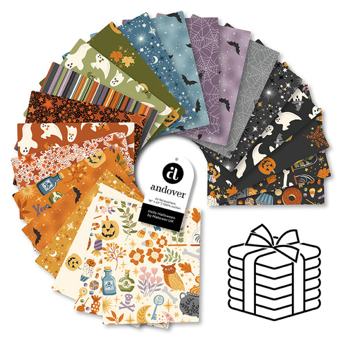 Hello Halloween - Fat Quarter Bundle - 22 Cuts Each
