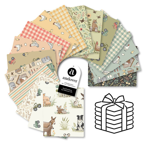 Smallholding - Fat Quarter Bundle - 17 Cuts Each