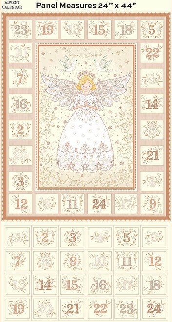 Makower UK Advent Calendars Advent Calendar Cream